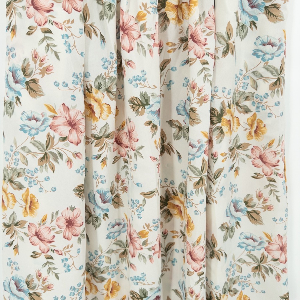 Vintage Alfred Dunner Floral Skirt Womens 8P Pastel Midi Cottagecore Grannycore - Picture 2 of 10